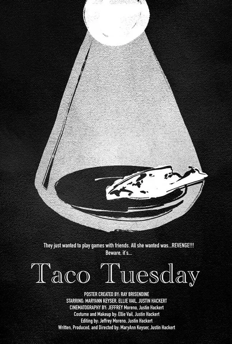 Taco Tuesday poster background