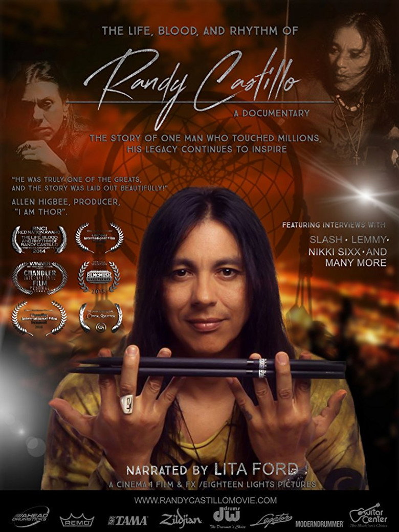 The Life, Blood and Rhythm of Randy Castillo poster background