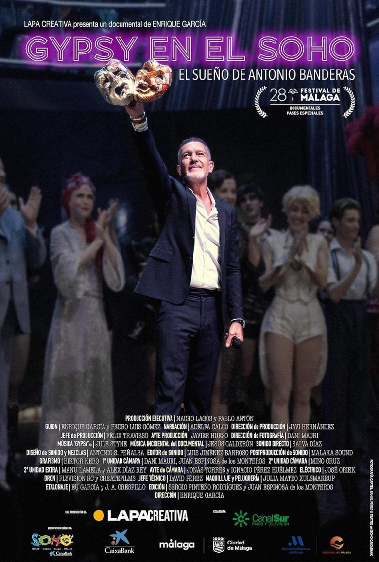 Gypsy en el Soho. El sueño de Antonio Banderas poster background