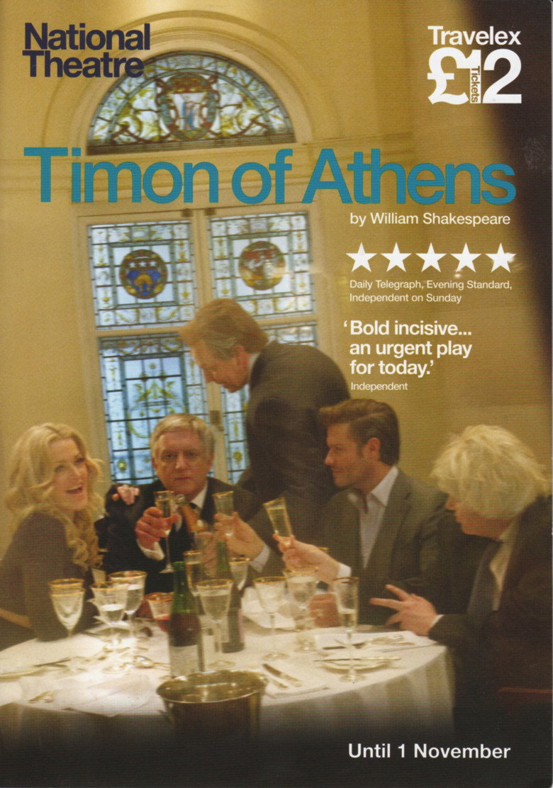 National Theatre Live: Timon of Athens poster background