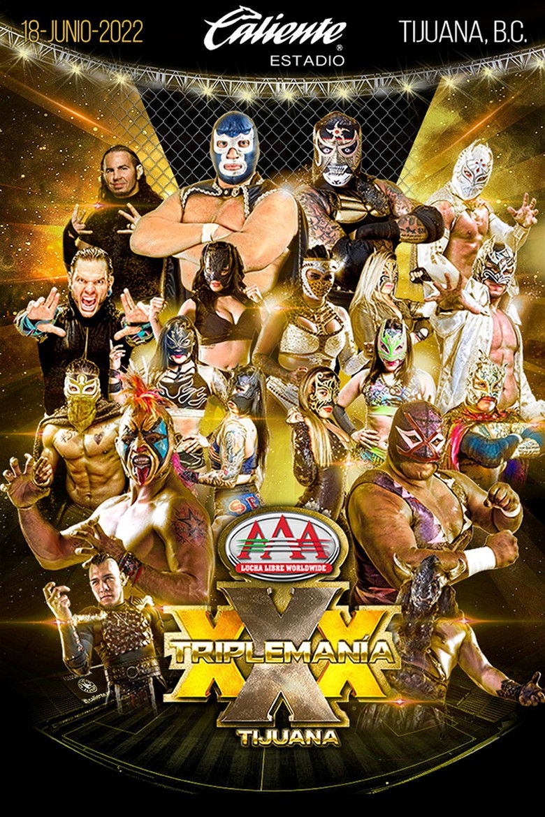 AAA Triplemania XXX: Tijuana poster background