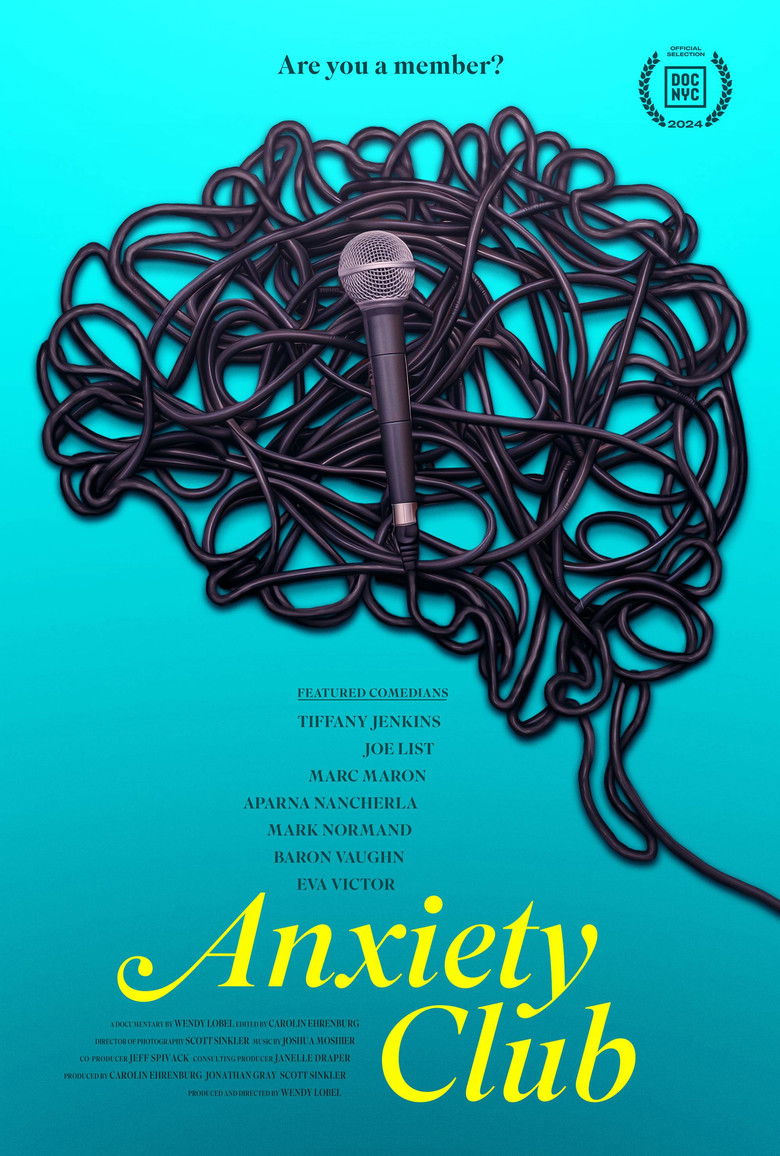 Anxiety Club poster background
