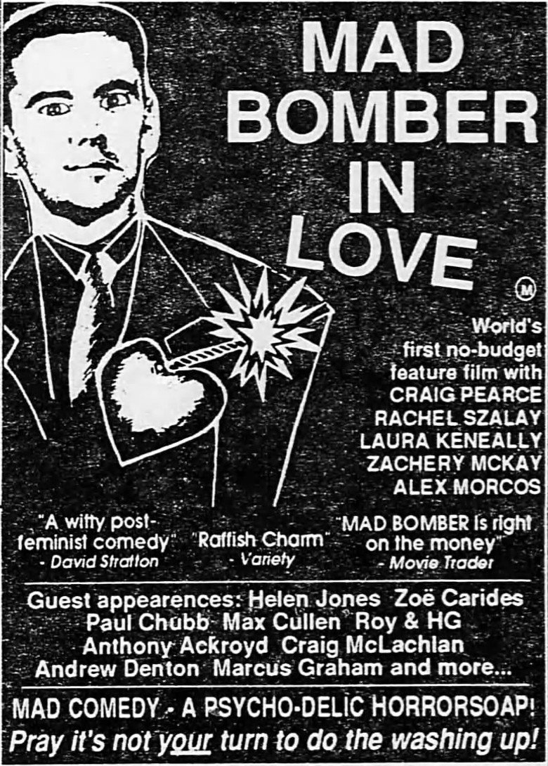 Mad Bomber in Love poster background