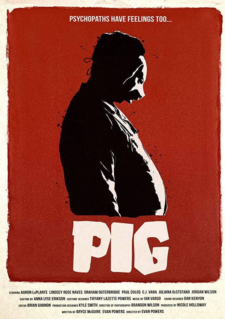 Pig poster background