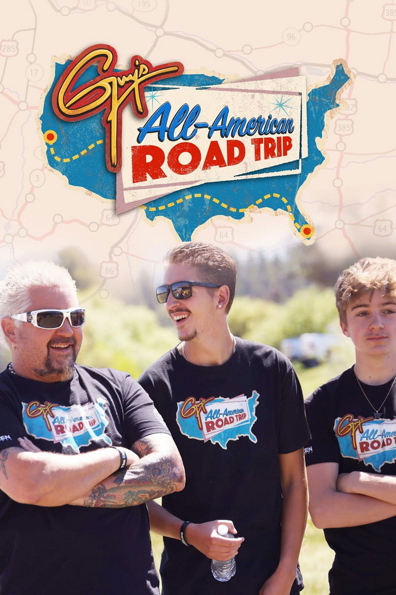 Guy's All-American Road Trip poster background