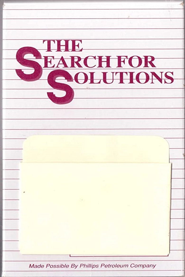 The Search for Solutions poster background