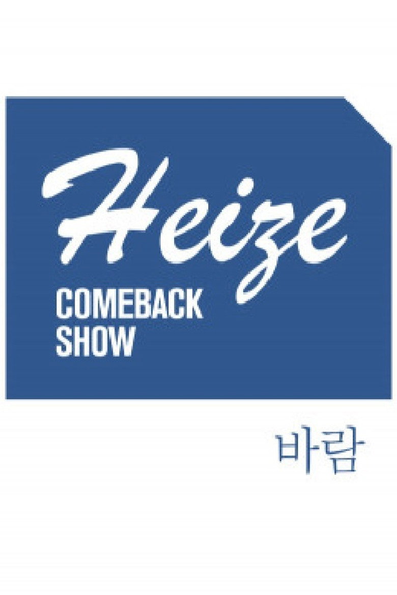 Heize COMEBACK SHOW 바람 poster background