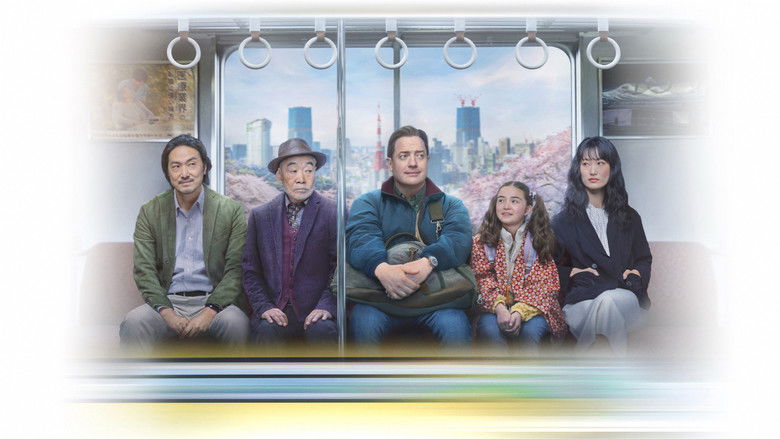 Phillip navigating the dense, gray streets of a mundane Tokyo neighborhood