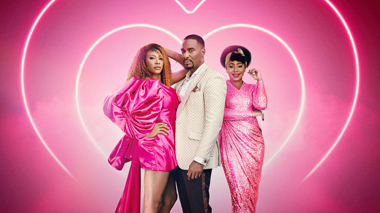 A dimly lit bedroom scene where Uche (Nse Ikpe-Etim) sits on the edge of a bed, her back to the camera, while Sunday (Oris Erhuero) stands in the doorway, his face half in shadow.