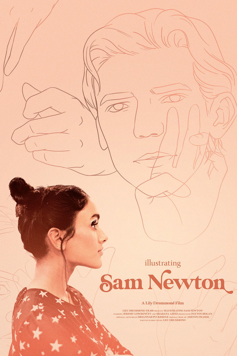 Illustrating Sam Newton poster background