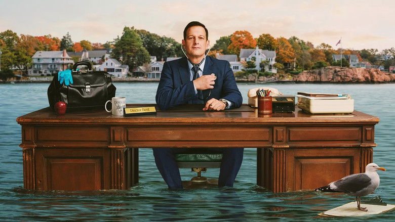 Dr. Martin Best arriving in the quaint but chaotic town of Port Wenn