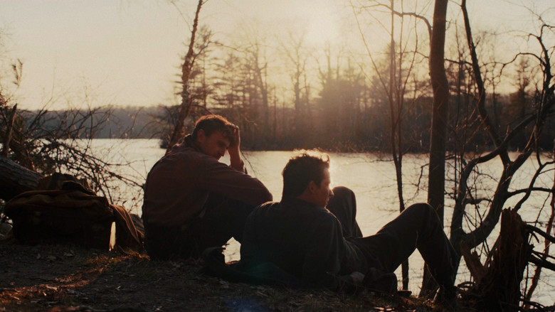 A candid, intimate moment between the two main characters, suggesting a shared, private world.