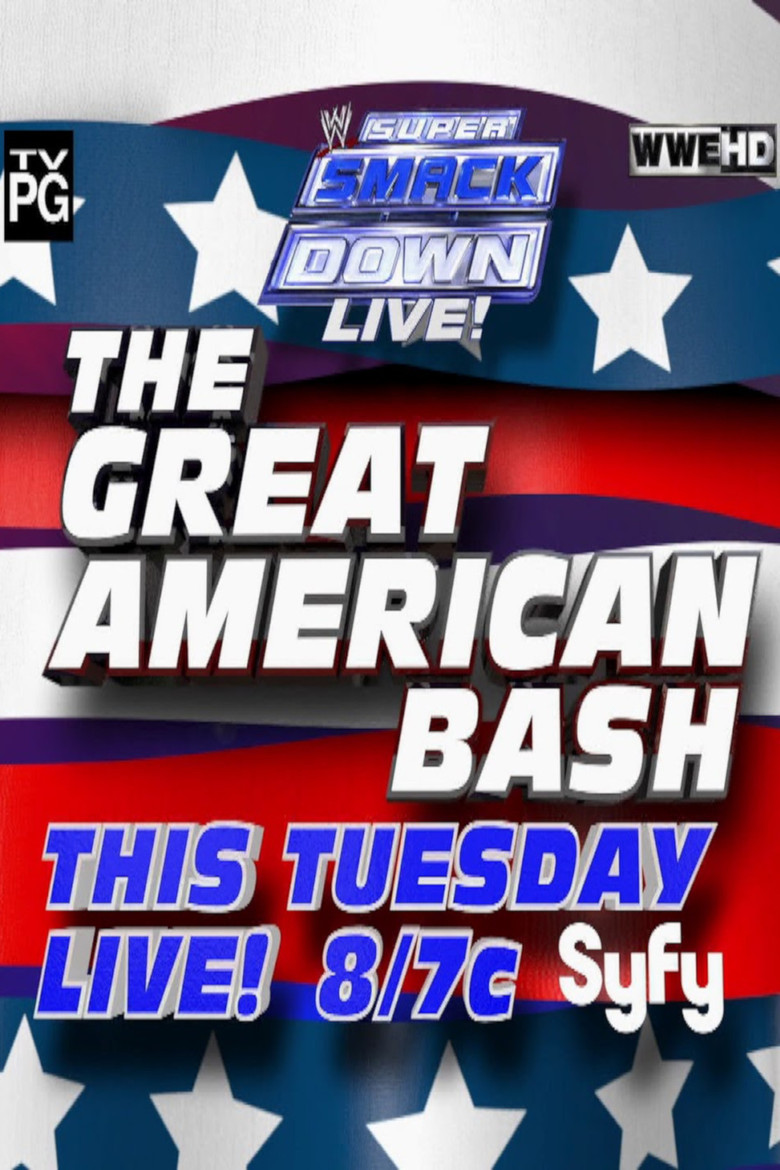 WWE The Great American Bash 2012: Super Smackdown Live! poster background