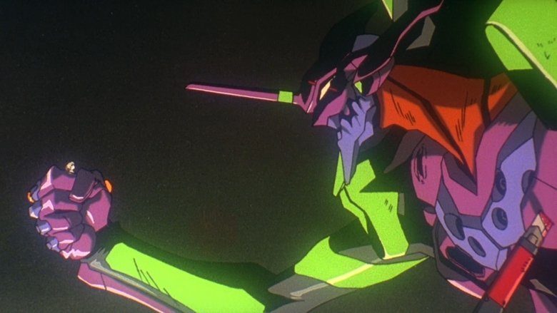 A fractured collage of Evangelion pilots—Shinji, Asuka, Rei—overlapping in a surreal, dreamlike composition
