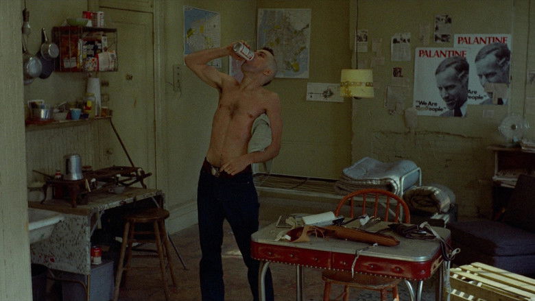 The violent aftermath in the tenement hallway