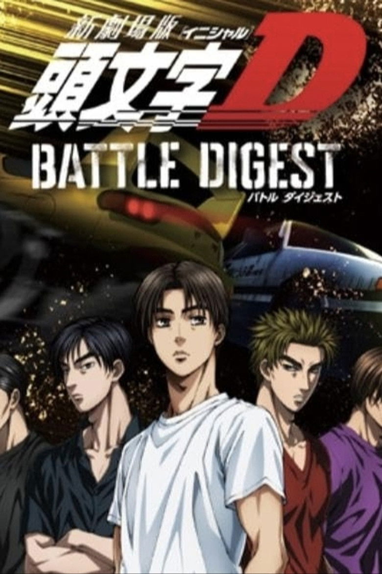 New Initial D the Movie: Battle Digest poster background