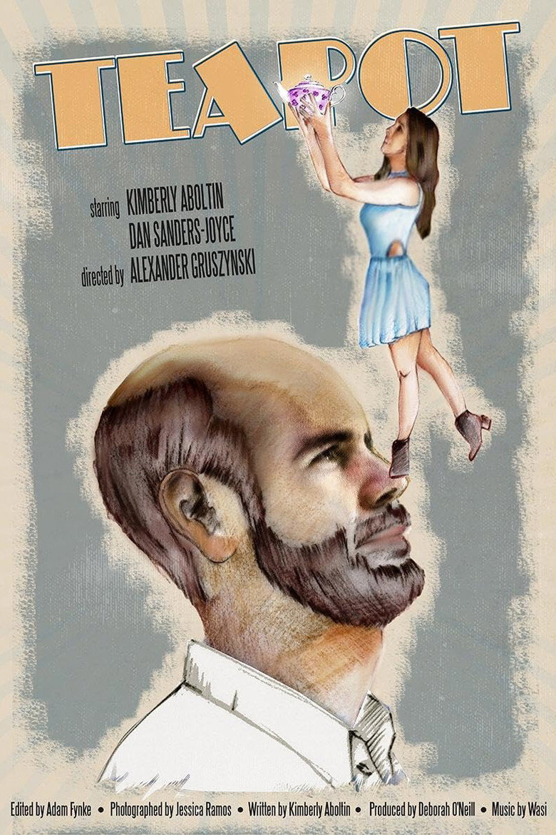 Teapot poster background