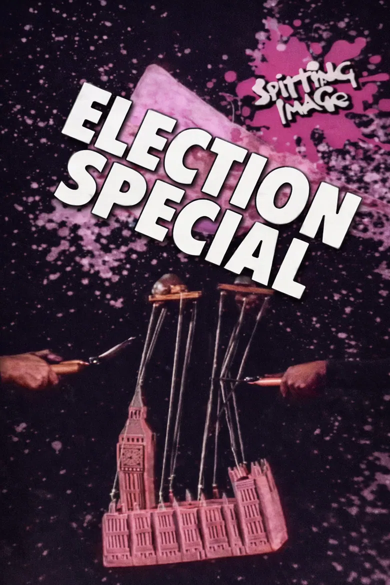 Spitting Image: Election Special '87 poster background
