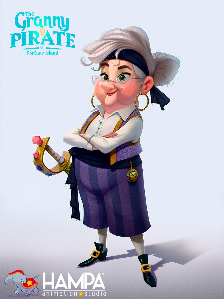 The Granny Pirate poster background