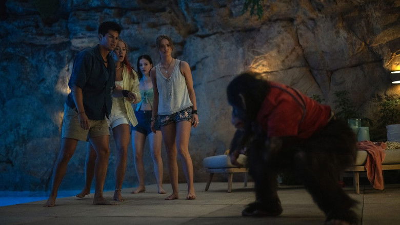 A tense moment in the dark