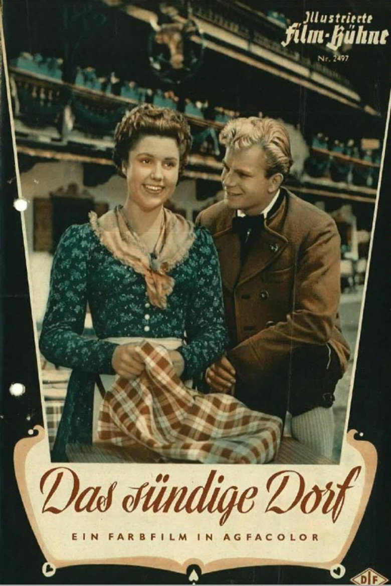 Das sündige Dorf poster background