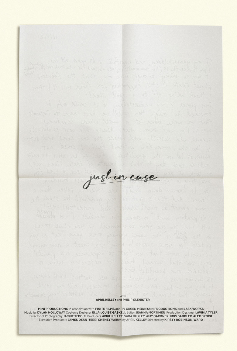 Just in Case poster background