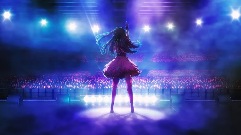The starry-eyed idol Ai Hoshino performing on stage
