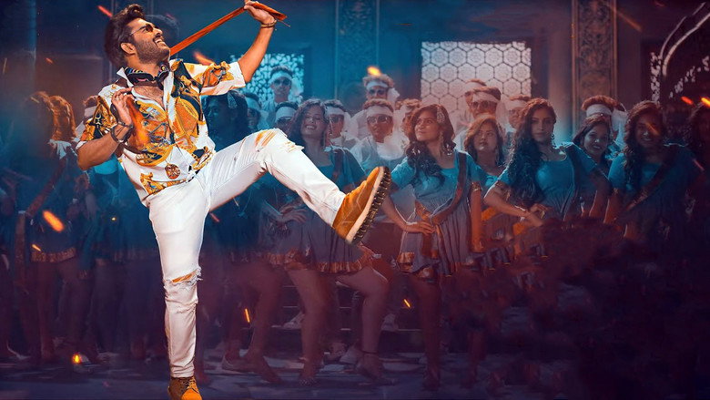 A dimly lit police station, where Arjun Kalyan stands in his uniform, looking as unenthusiastic as the audience feels.