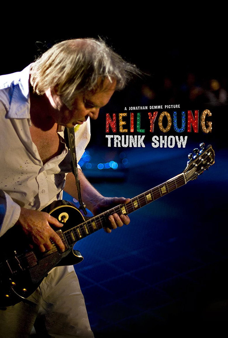 Neil Young Trunk Show poster background