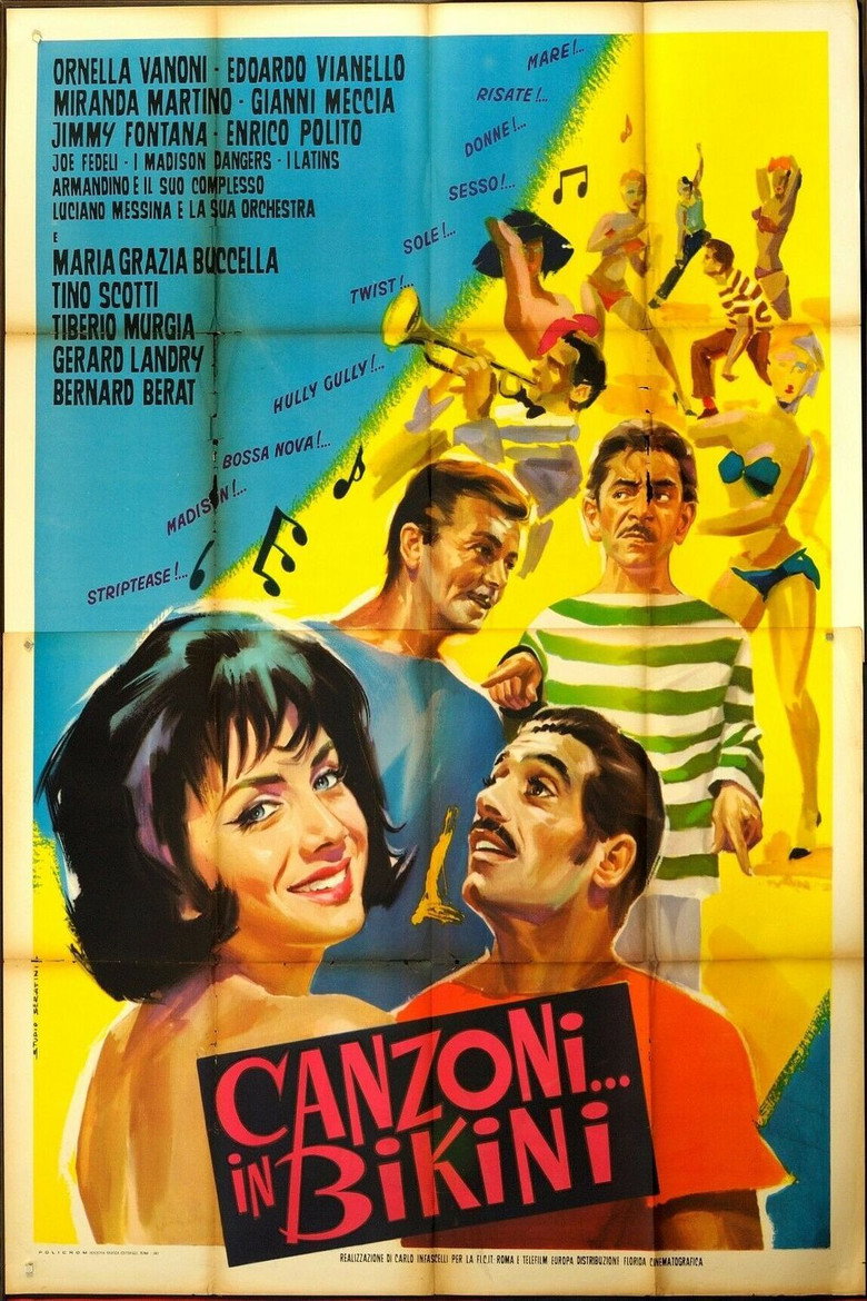 Canzoni... in bikini poster background
