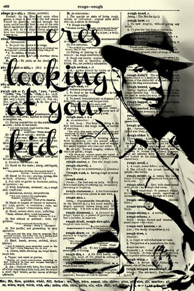 Bogart: Here's Looking at You, Kid poster background