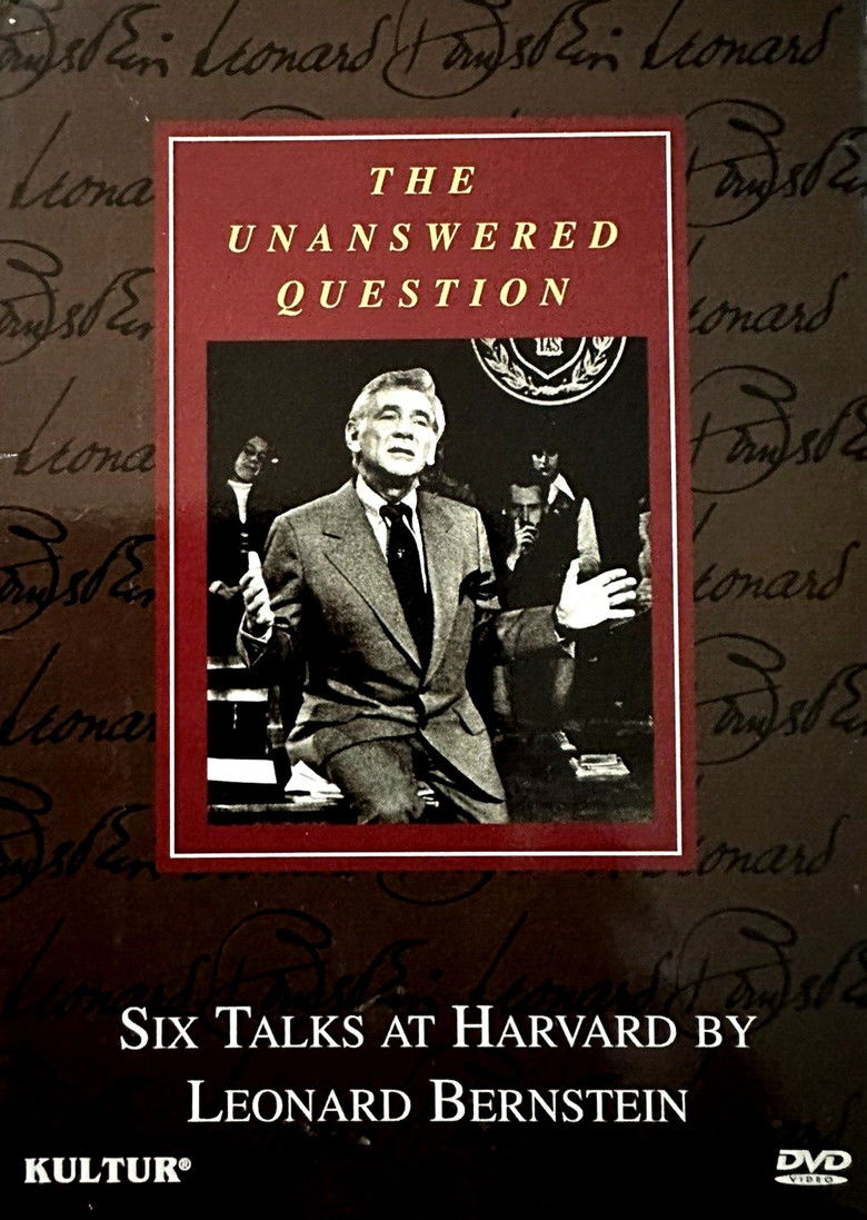 The Unanswered Question - Six Talks at Harvard by Leonard Bernstein poster background