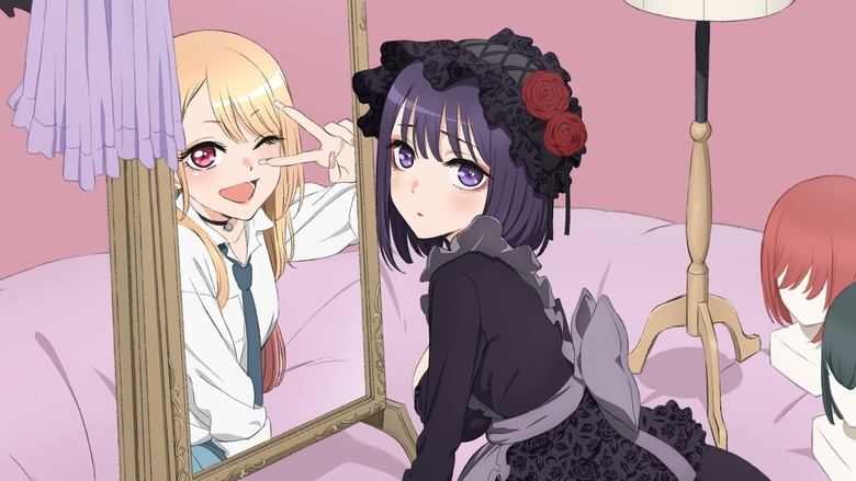 Wakana Gojo measuring fabrics