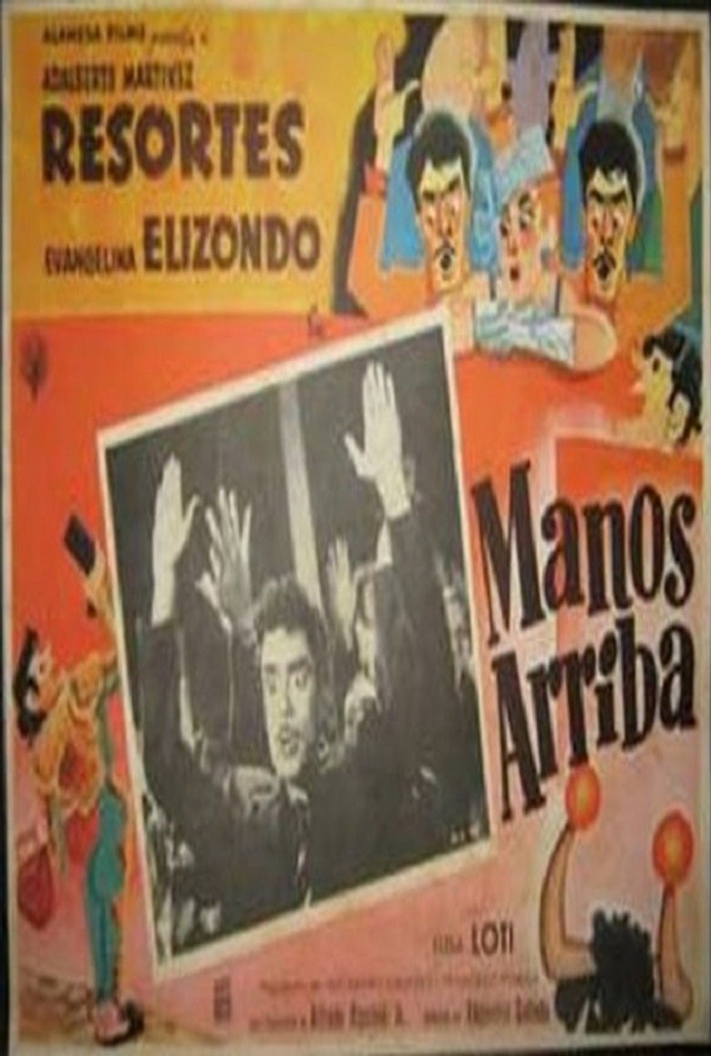 Manos arriba poster background