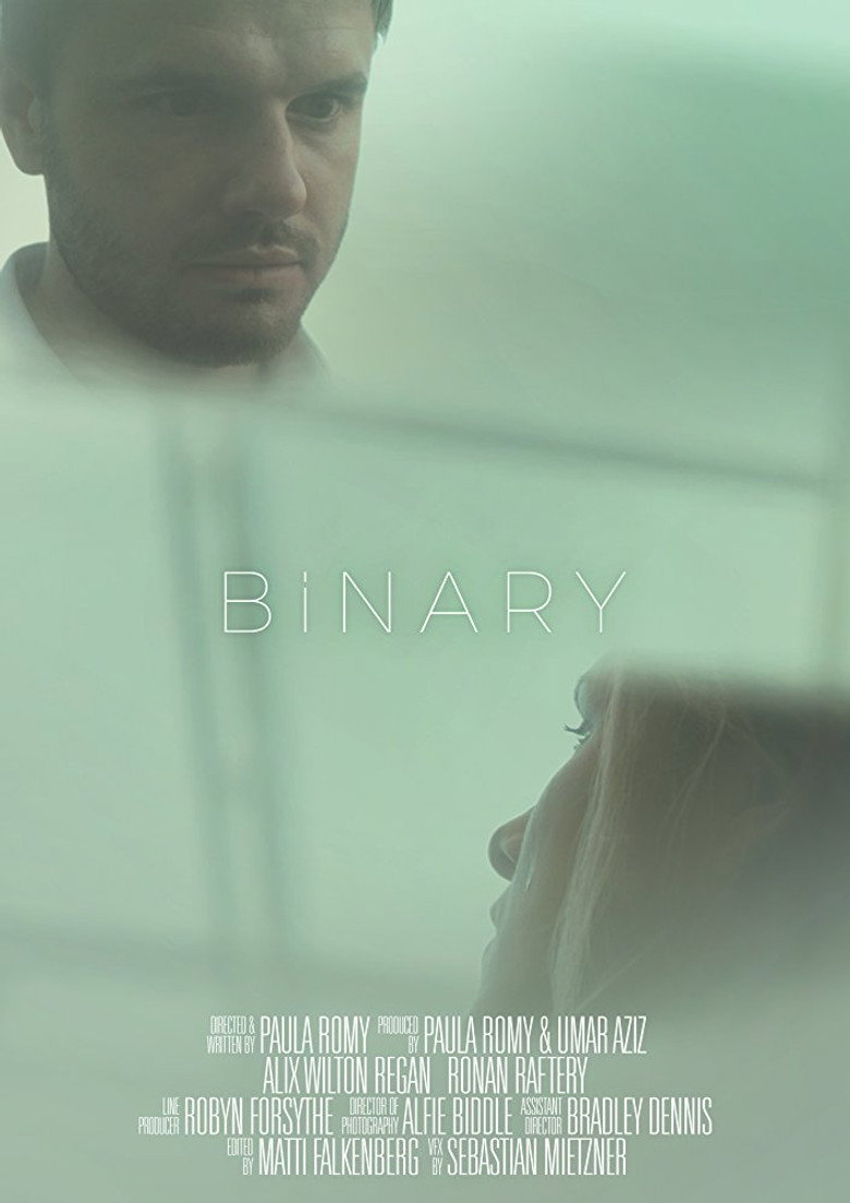 Binary poster background