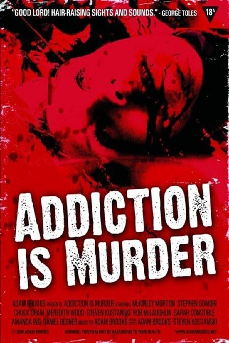 Addiction Is Murder poster background