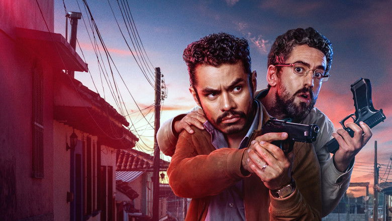 Mariano and Diaz in the passenger seat of a speeding car