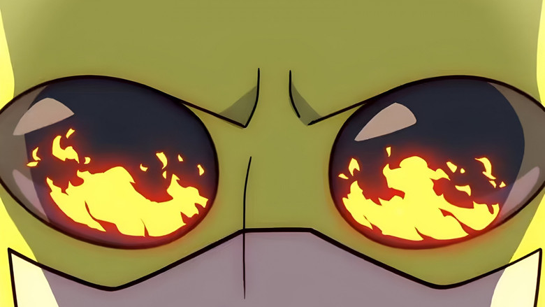 Mark Grayson in his Invincible suit looking battered and uncertain