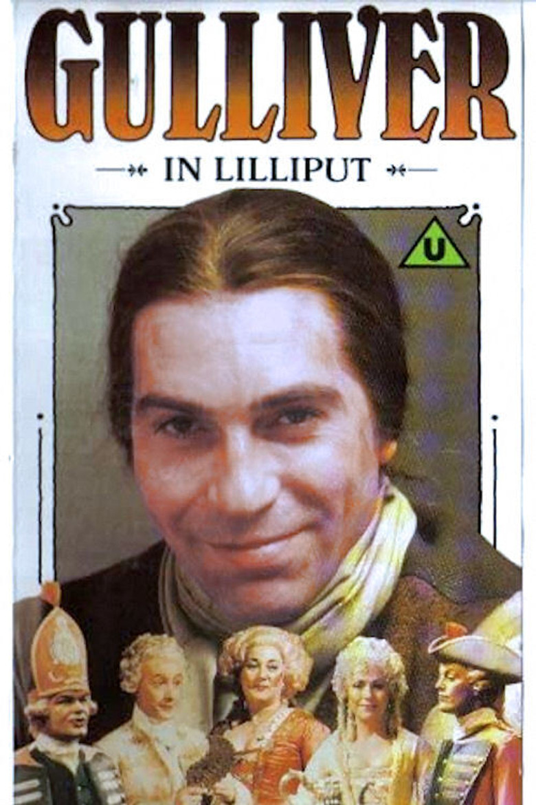 Gulliver in Lilliput poster background