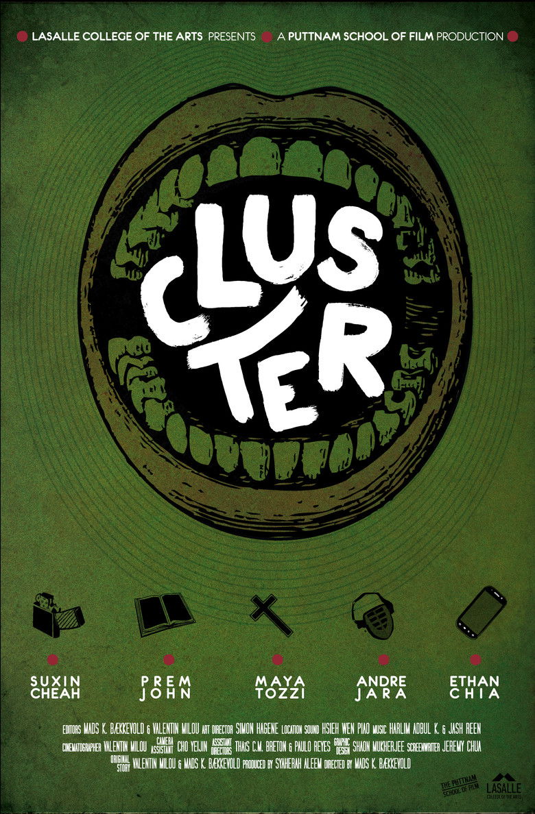 Cluster poster background