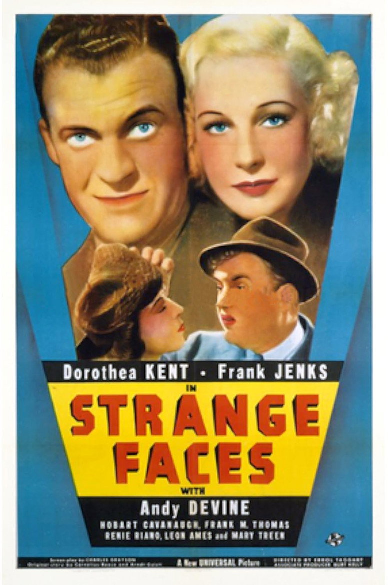 Strange Faces poster background