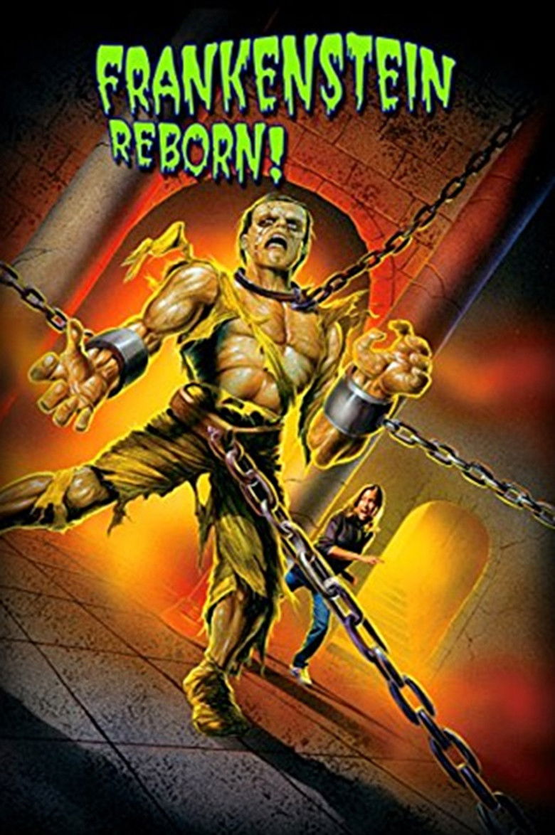 Frankenstein Reborn! poster background