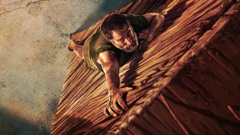 Paul looking up at his suddenly massive living room