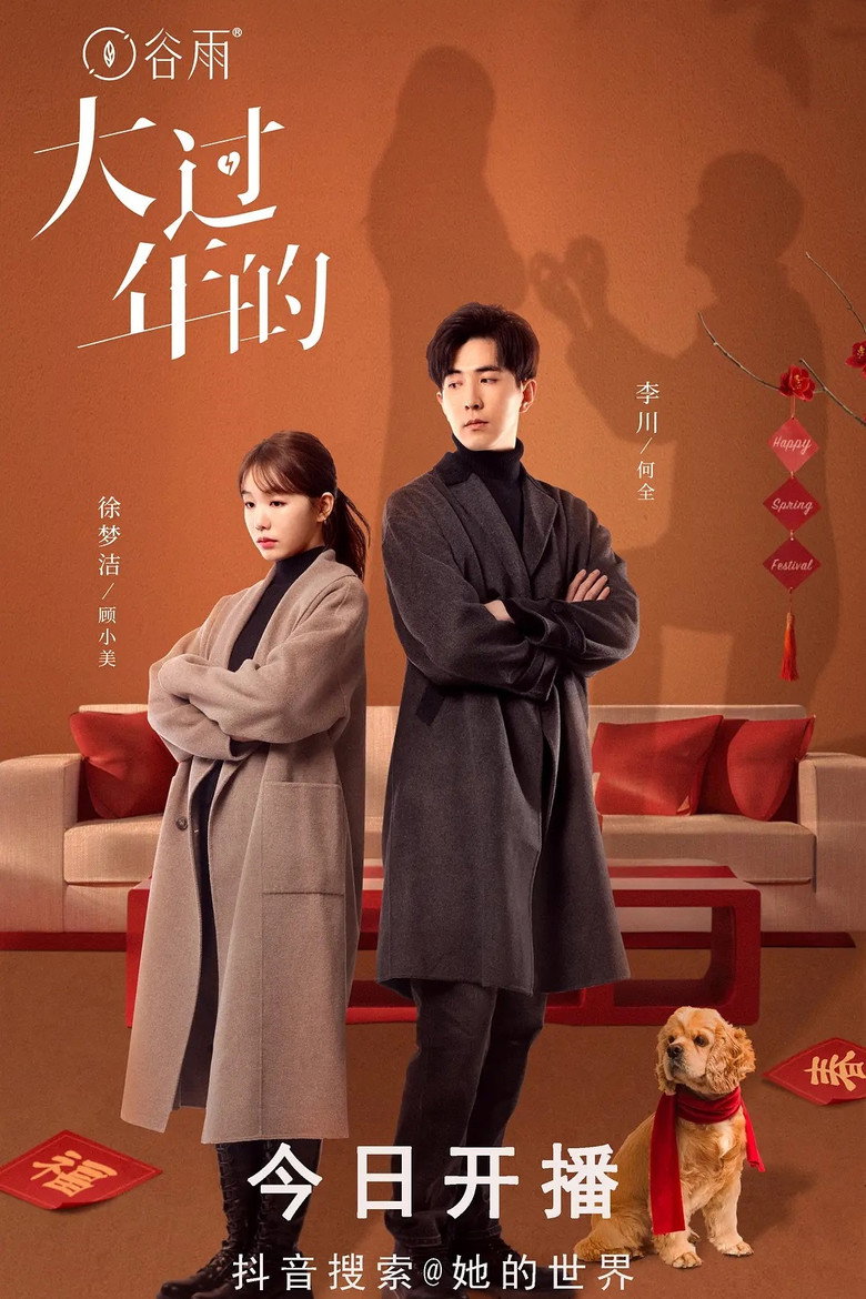 大过年的 poster background