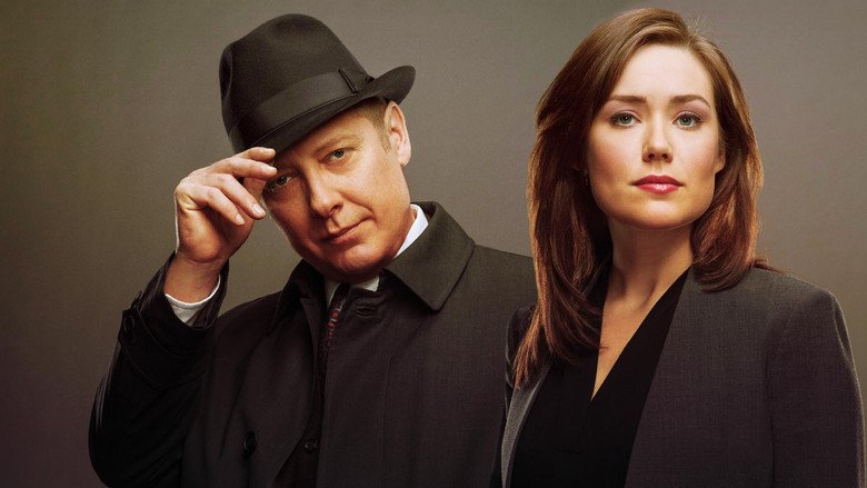Reddington and Liz reviewing a case