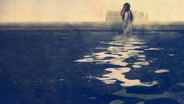 The mist-covered grounds of Bly Manor at twilight