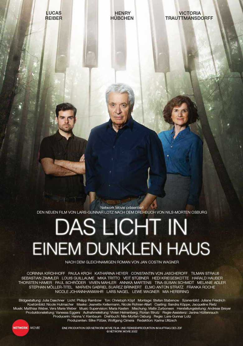 Das Licht in einem dunklen Haus poster background
