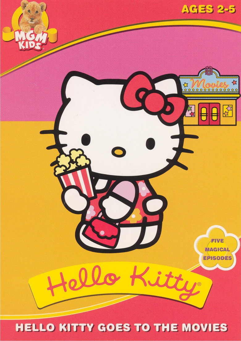Hello Kitty Goes to the Movies poster background