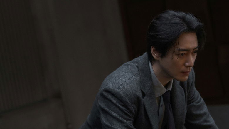 A confrontation in the neon-lit streets