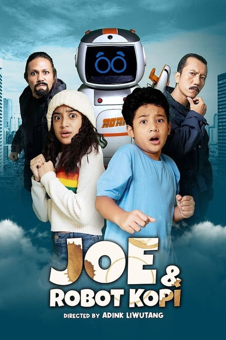 Joe & Robot Kopi poster background
